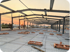 الجزائر 138-42-12مدراسة حالة لمشروع مستودع لوجستي ذو هيكل فولاذي كبير