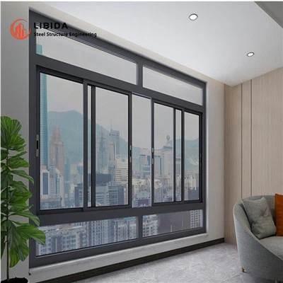 النوافذ المنزلق الألومنيوم